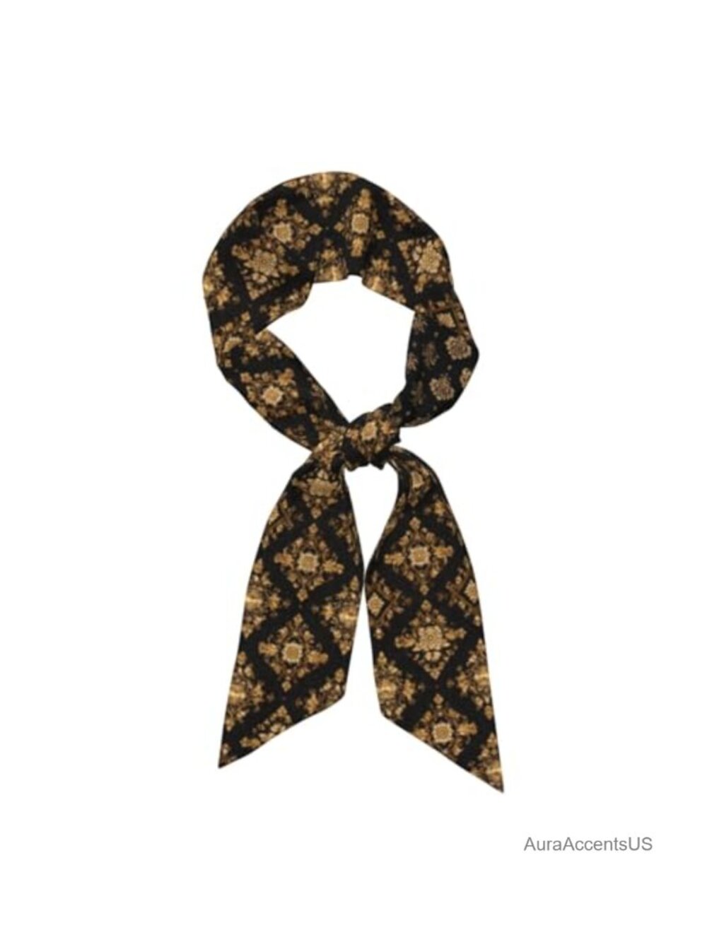 Silk-Like Satin Multi-Use Scarf, Neck Scarf & Handbag Handle Wrap for Women